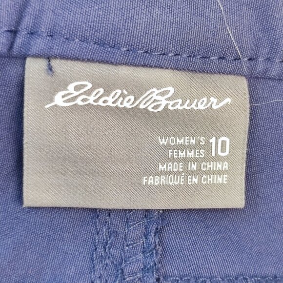 Eddie Bauer Rainer Capris outdoor activity pants blue women's size 10 - Picture 6 of 16